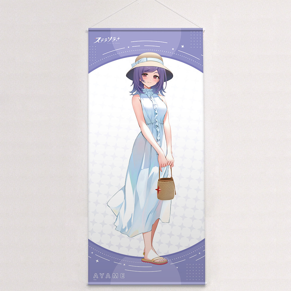 Stella Sora Original Illustration Summer Outfit Extra-Large Wall Scroll Ayame - Key-th