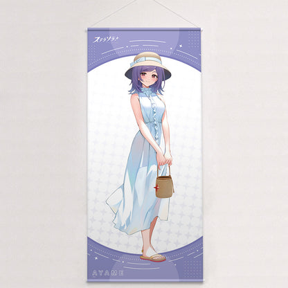 Stella Sora Original Illustration Summer Outfit Extra-Large Wall Scroll Ayame - Key-th