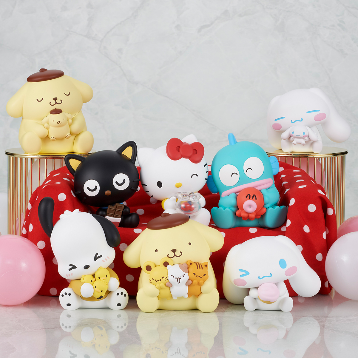 TAKARA TOMY A.R.T.S PERIHAPI! Shoulder Hug. Hello Kitty and Friends PART.2 (Sanrio Characters)