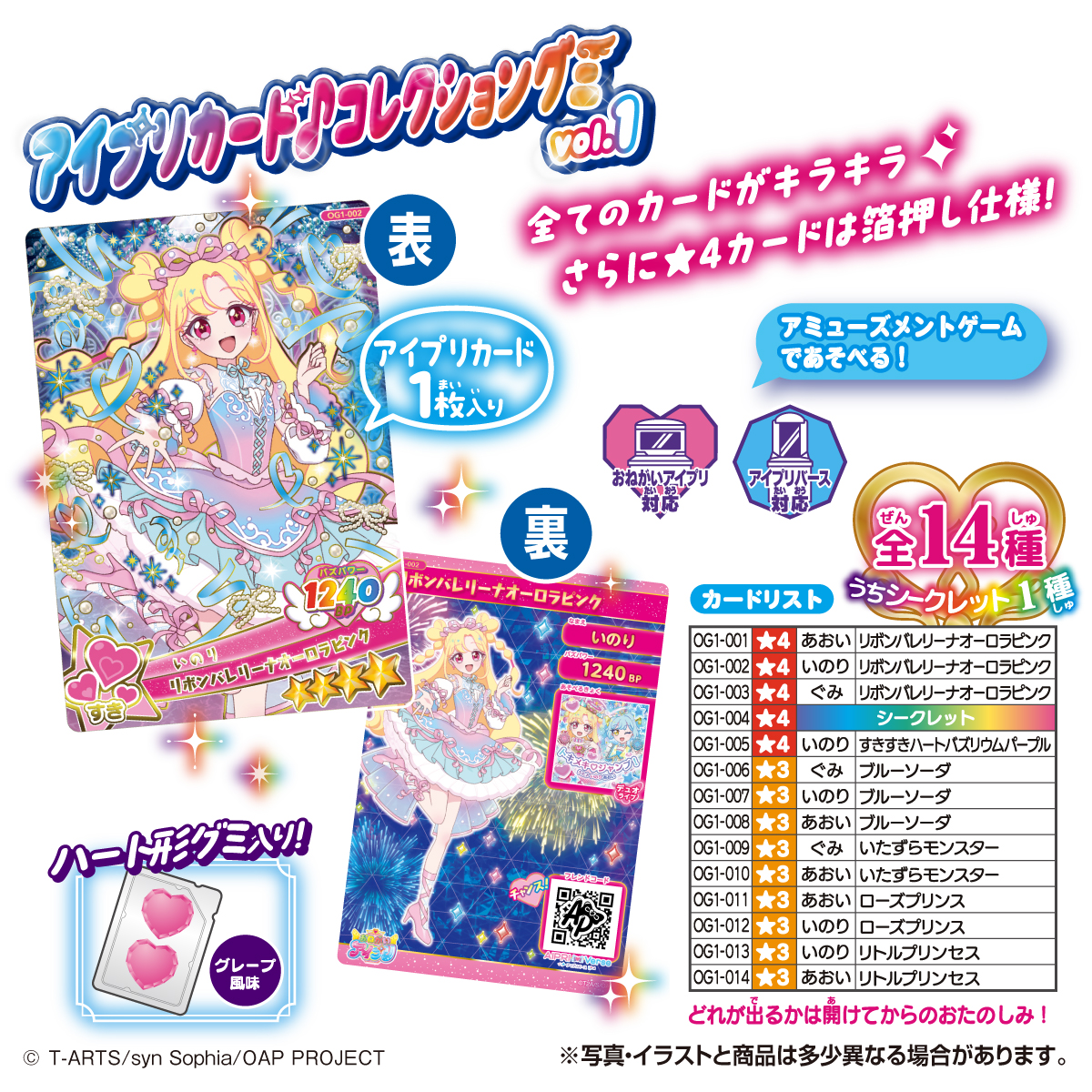 TAKARA TOMY A.R.T.S Please AiPri Card Gummies 1