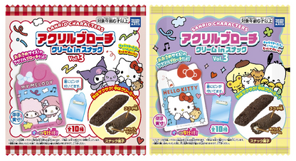 TAKARA TOMY A.R.T.S Sanrio Brooch Cream in Snack 3 (Sanrio Characters)