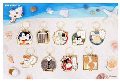 The Chiikawa Movie Mermaid Island Secret—Memories of the Island Metal Key Holder Collection (Chiikawa) - Ensky