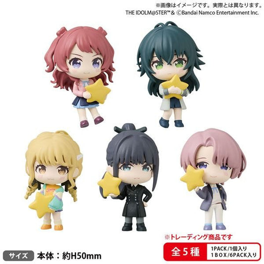 The Idolm@ster BUSHIROAD THE BOX Gakuen Idolmaster Mugyumini Collection Figure vol.1 (Set of 6) - Bushiroad Creative