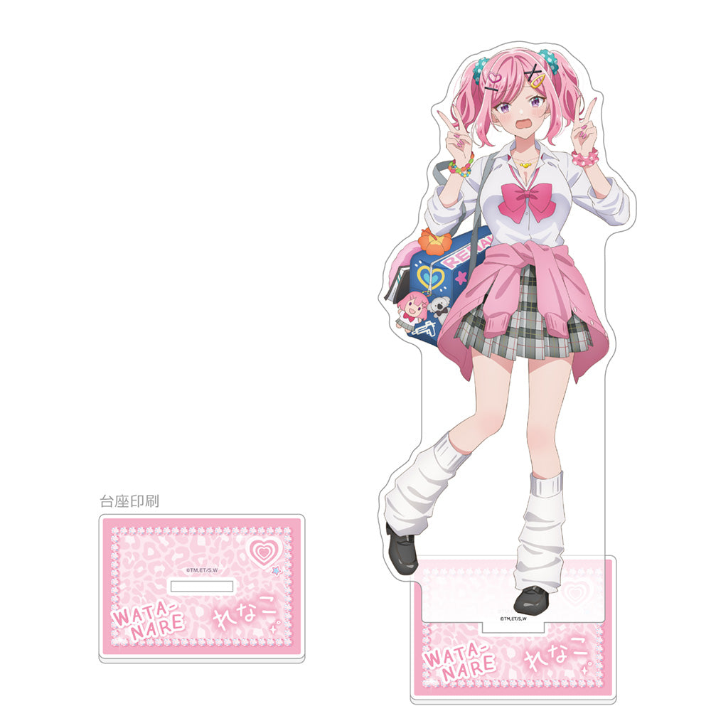 There's No Freaking Way I'll be Your Lover! Unless... Original Illustration Heisei Gal ver. Extra-Large Acrylic Stand Renako Amaori - Key-th
