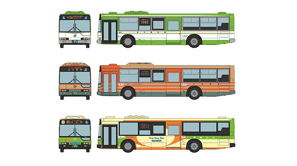 Tomytec The Bus Collection 34th Release (Cars & Motorbikes)