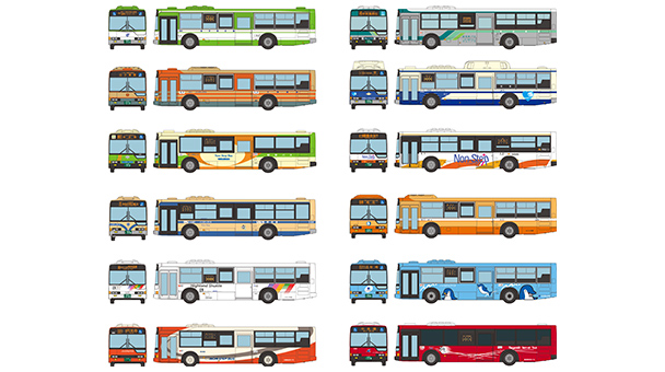 Tomytec The Bus Collection 34th Release (Cars & Motorbikes)