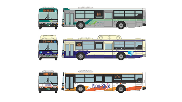 Tomytec The Bus Collection 34th Release (Cars & Motorbikes)